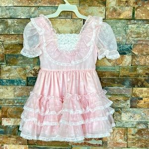 Vintage Sweet n Sassy 1984 Ruffle Dress
